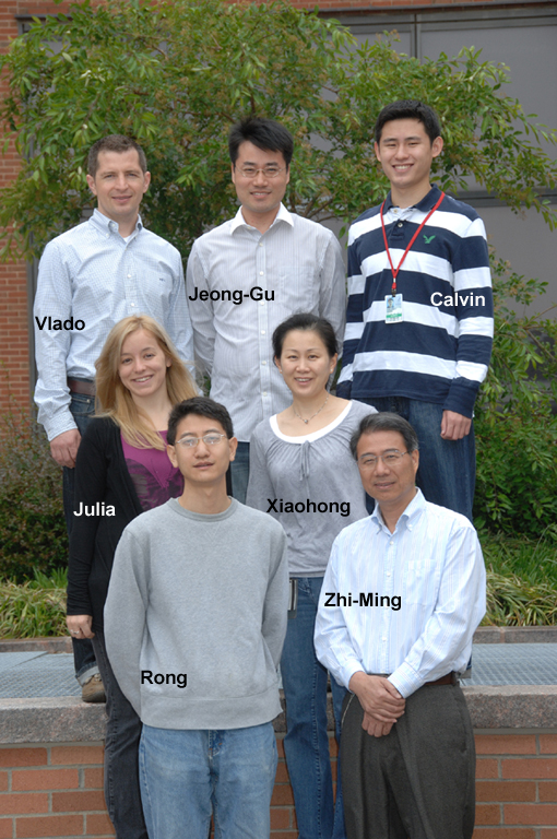 Photo of Zheng Lab group, 2009