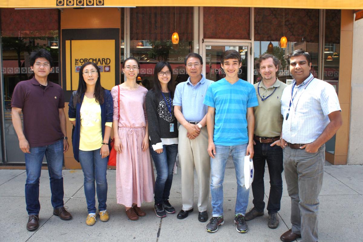 Photo of Zheng Lab group, 2015