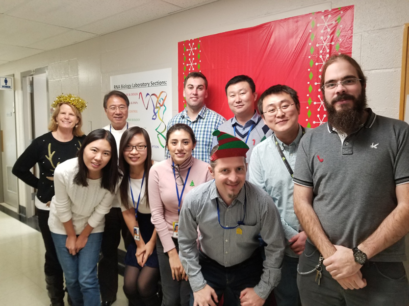 Photo of Zheng Lab group, 2017