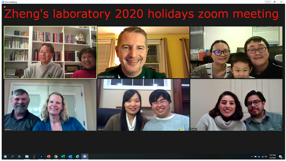 Photo of Zheng Lab group, 2020